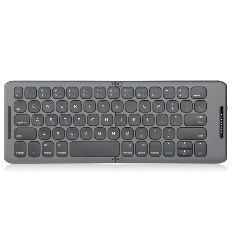 Two-Fold Wireless Bluetooth Keyboard – Portable & Foldable Design