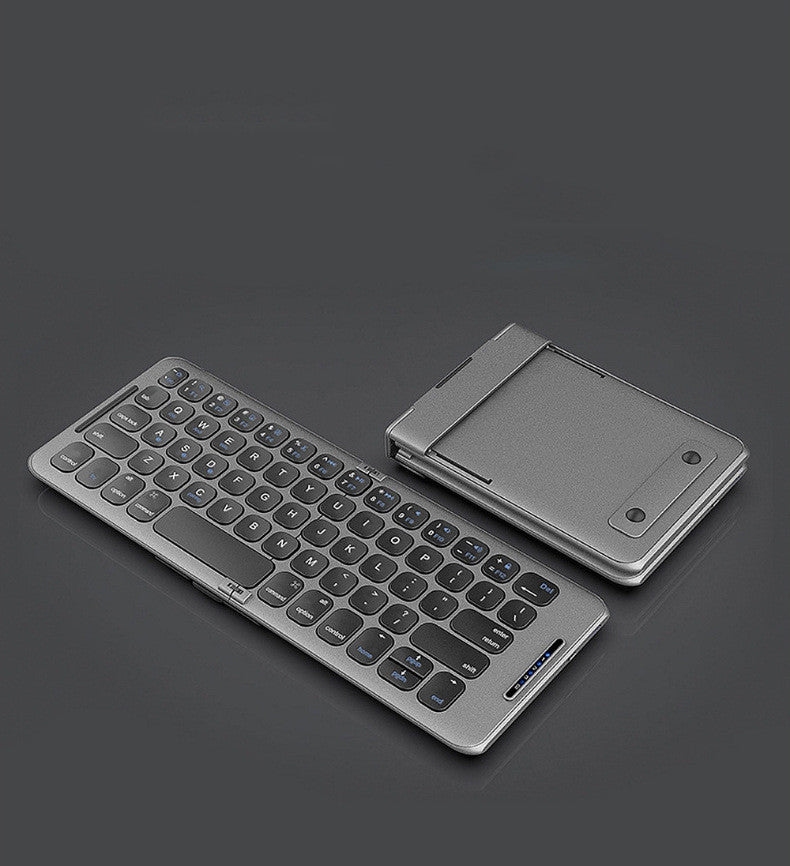 Two-Fold Wireless Bluetooth Keyboard – Portable & Foldable Design