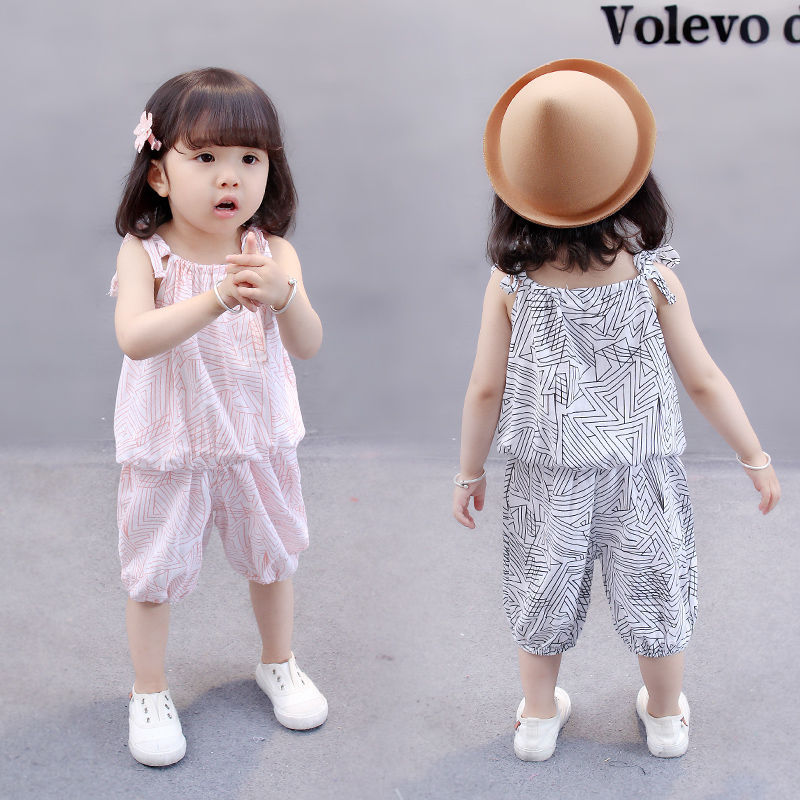 Summer Girls Camisole Two-Piece Set 👧🌞 – Cute & Comfy Cotton Outfit