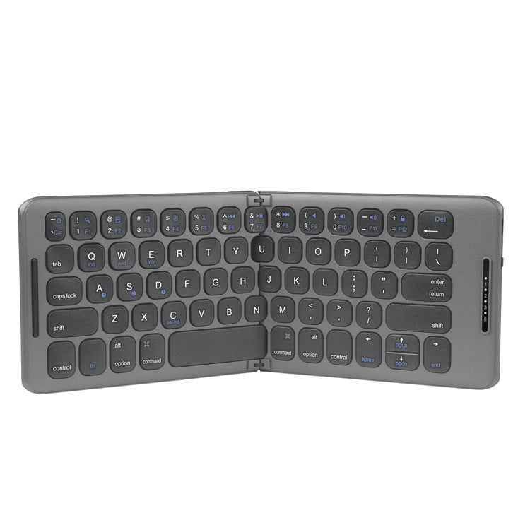 Two-Fold Wireless Bluetooth Keyboard – Portable & Foldable Design