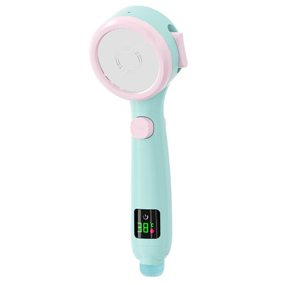 Temperature Display Shower Head Pressurized Shower Head