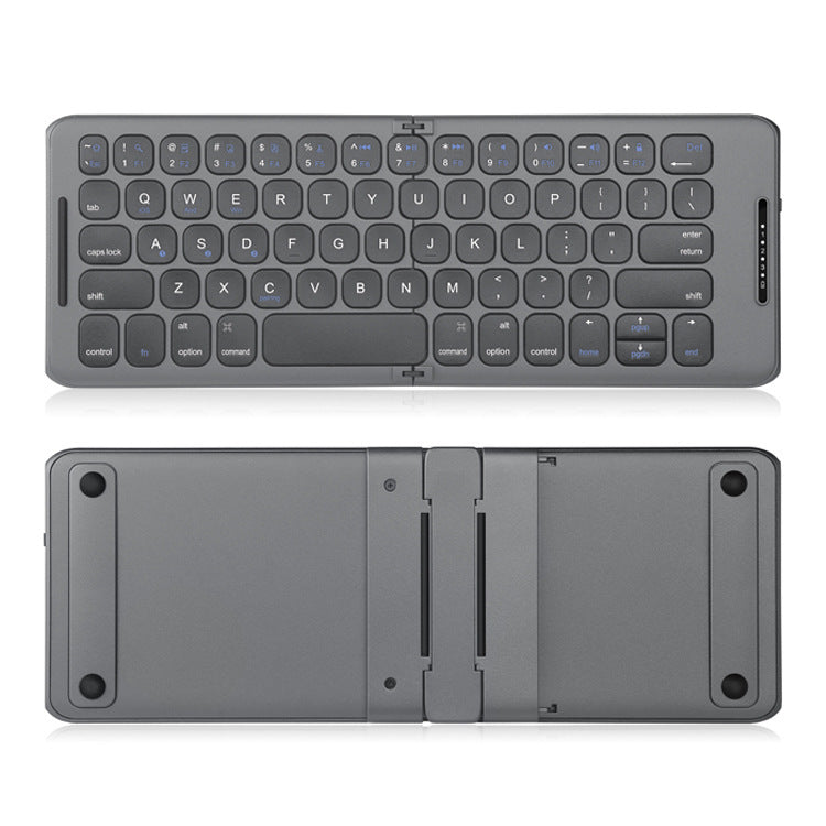 Two-Fold Wireless Bluetooth Keyboard – Portable & Foldable Design