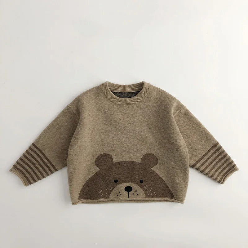 🧶 Cozy Critters Knit Pullover – Warmth with a Whisker of Fun 🐾
