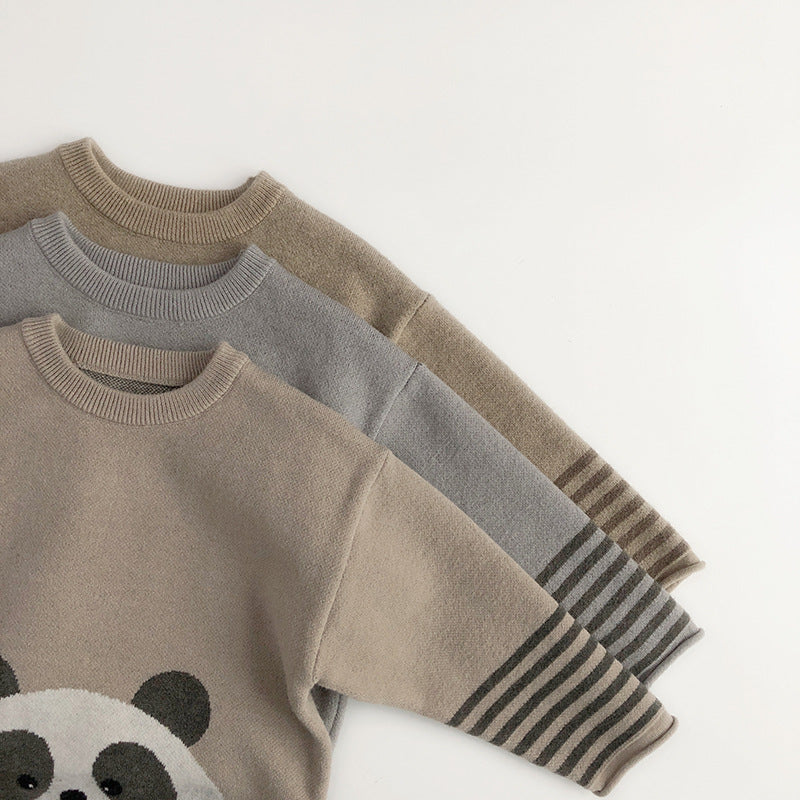 🧶 Cozy Critters Knit Pullover – Warmth with a Whisker of Fun 🐾