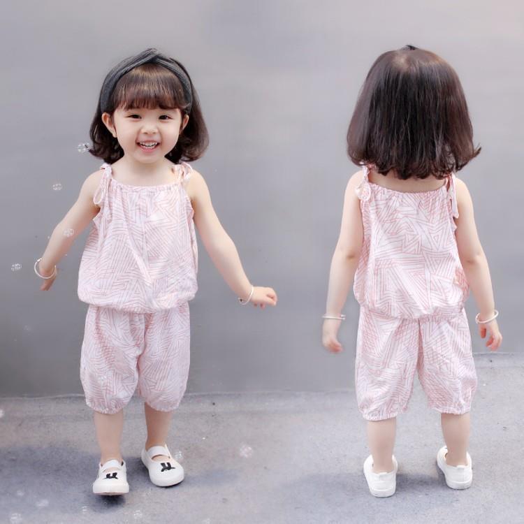 Summer Girls Camisole Two-Piece Set 👧🌞 – Cute & Comfy Cotton Outfit