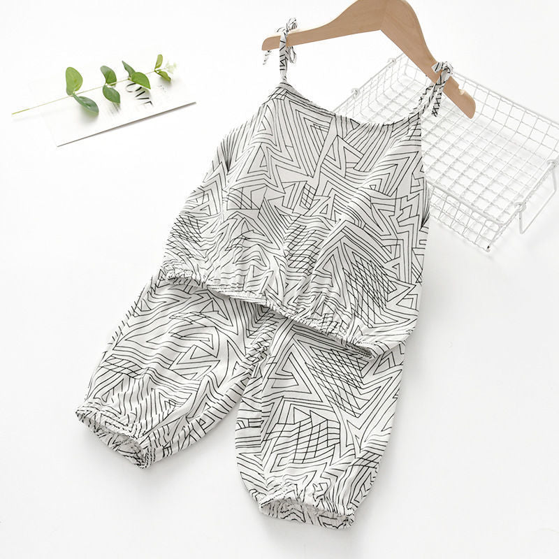 Summer Girls Camisole Two-Piece Set 👧🌞 – Cute & Comfy Cotton Outfit